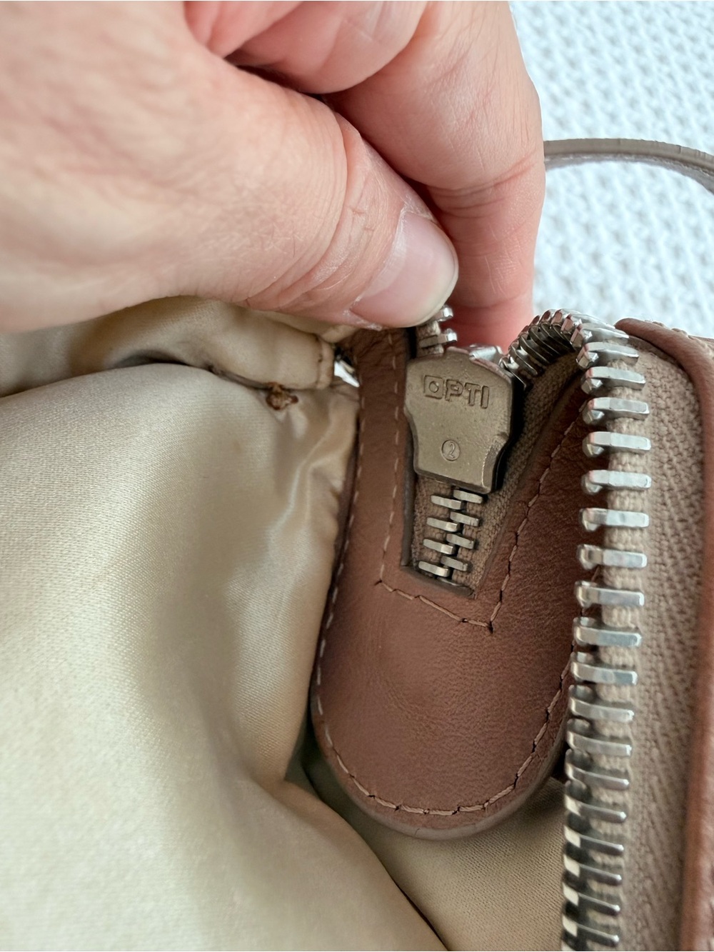 Maison Margiela Chain Shoulder Bag Brown Leather $2375 Retail Authentic - Picture 9 of 15